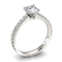 AH_Hill Round Brilliant Diamond Ring in Platinum 950 AU - Main View